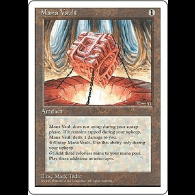 画像1: 魔力の櫃/Mana Vault [4ED]