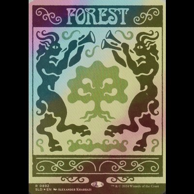 画像1: [FOIL] 森/Forest  (No.892)[SLD]