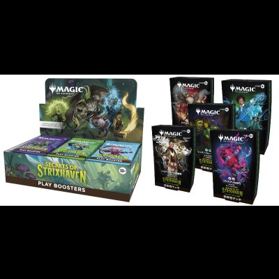 画像1: [予約] ストリクスヘイヴンの秘密 プレイブースター、統率者デッキ セット　B