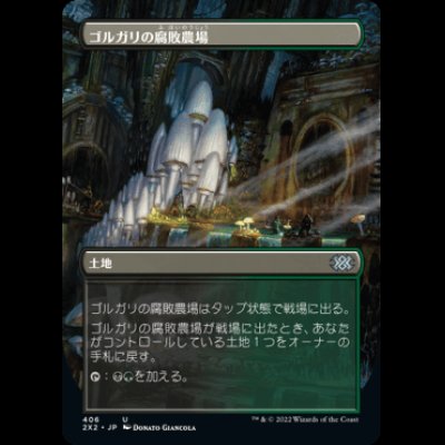 画像1: [ボーダーレス] ゴルガリの腐敗農場/Golgari Rot Farm [2X2]