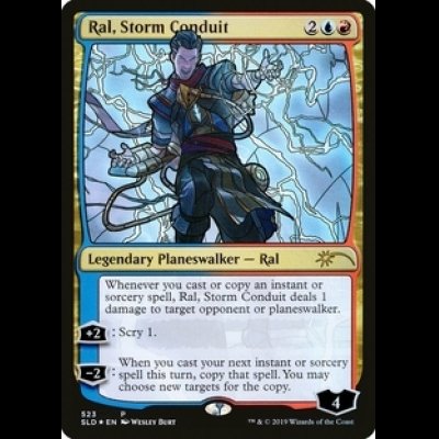 画像1: [FOIL] 嵐の伝導者、ラル/Ral, Storm Conduit [523] [SLD]