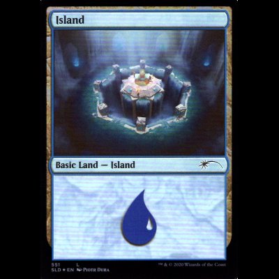 画像1: [FOIL] 島/Island [551] [SLD]