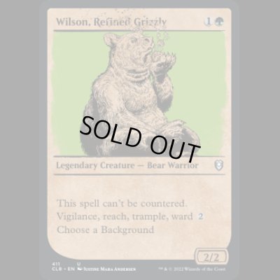 画像1: [ショーケース] 上品な灰色熊、ウィルソン/Wilson, Refined Grizzly [CLB]