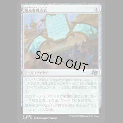 画像1: 競走者得点表/Racers' Scoreboard [DFT]