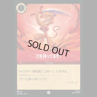 画像1: 刀を持ってるぞ！ [01]