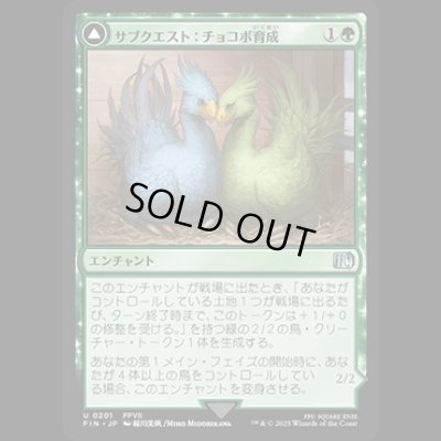 画像1: サブクエスト：チョコボ育成/Sidequest: Raise a Chocobo [FIN]