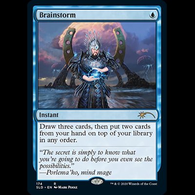 画像1: [FOIL] 渦まく知識/Brainstorm [SLD]