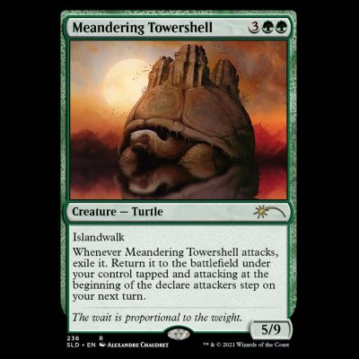 画像1: [FOIL] うねる塔甲羅/Meandering Towershell [SLD]