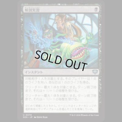 画像1: 解剖実習/Dissection Practice [SOS]