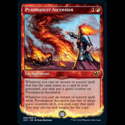画像1: [FOIL] 紅蓮術士の昇天/Pyromancer Ascension [SS3]