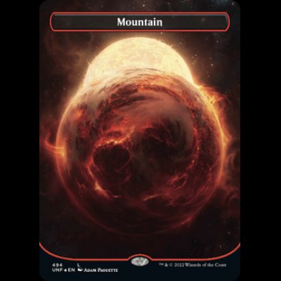 画像1: [GALAXY FOIL] 山/Mountain (494) [UNF]