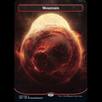 画像1: [FOIL] 山/Mountain (243) [UNF]