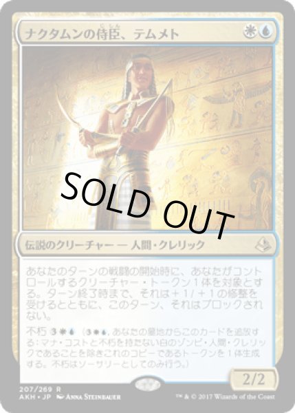 画像1: ナクタムンの侍臣、テムメト/Temmet, Vizier of Naktamun [AKH] (1)