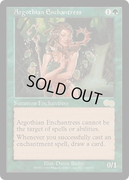画像1: アルゴスの女魔術師/Argothian Enchantress [USG] (1)
