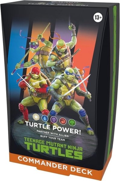 画像2: [4/2日(木)以降発送予定分予約] マジック：ザ・ギャザリング | ミュータント タートルズ  統率者デッキ 「タートル・パワー！」 (2)
