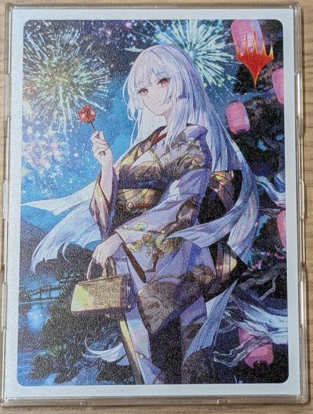 画像3: [実物写真付き][FOIL] 永遠の放浪者/The Eternal Wanderer（コマンダープロテクター付） [キャンペーンプロモ] (3)