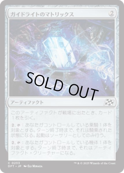 画像1: ガイドライトのマトリックス/Guidelight Matrix [DFT] (1)