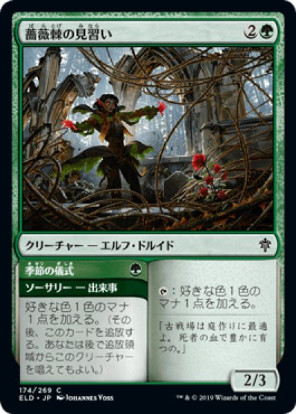 画像1: 薔薇棘の見習い/Rosethorn Acolyte [ELD] (1)