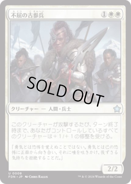 画像1: 不屈の古参兵/Dauntless Veteran [FDN] (1)