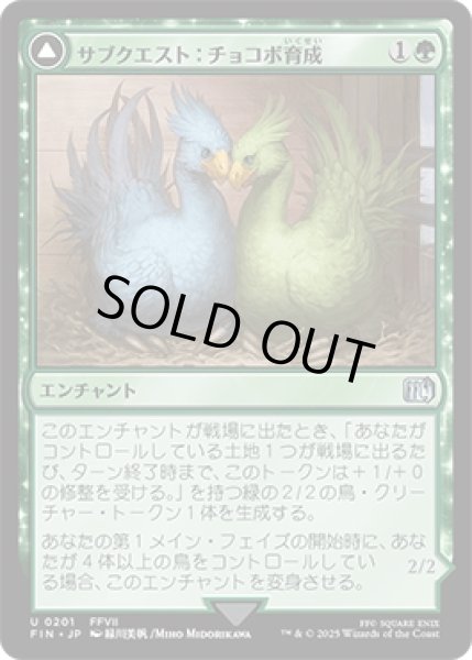 画像1: サブクエスト：チョコボ育成/Sidequest: Raise a Chocobo [FIN] (1)