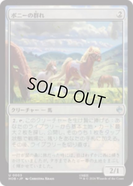 画像1: ポニーの群れ/Troop of Ponies  [HOB] (1)