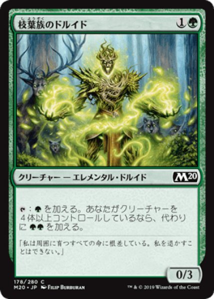 画像1: 枝葉族のドルイド/Leafkin Druid [M20] (1)