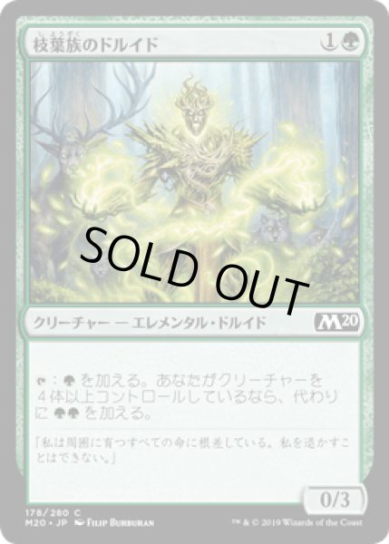 画像1: 枝葉族のドルイド/Leafkin Druid [M20] (1)
