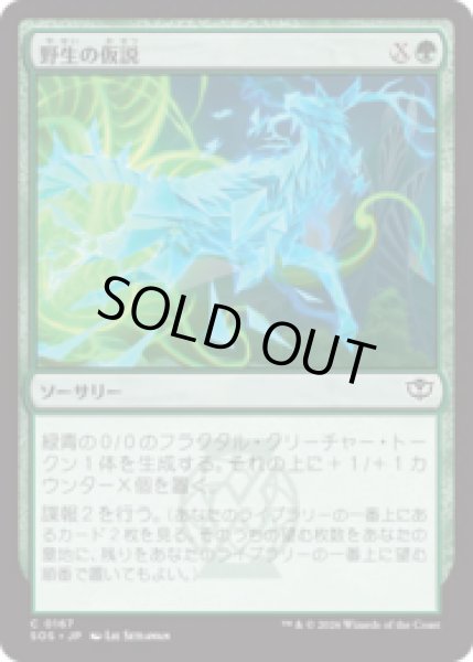 画像1: 野生の仮説/Wild Hypothesis [SOS] (1)