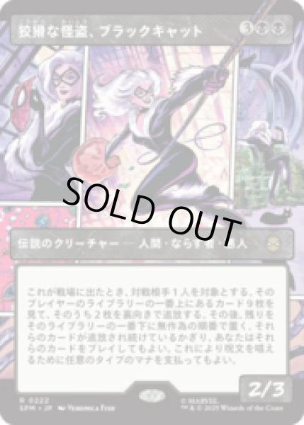 画像1: [パネル] 狡猾な怪盗、ブラックキャット/Black Cat, Cunning Thief (No.222) [SPM] (1)