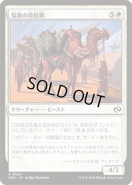 画像1: 塩路の荷役獣/Salt Road Packbeast [TDM] (1)