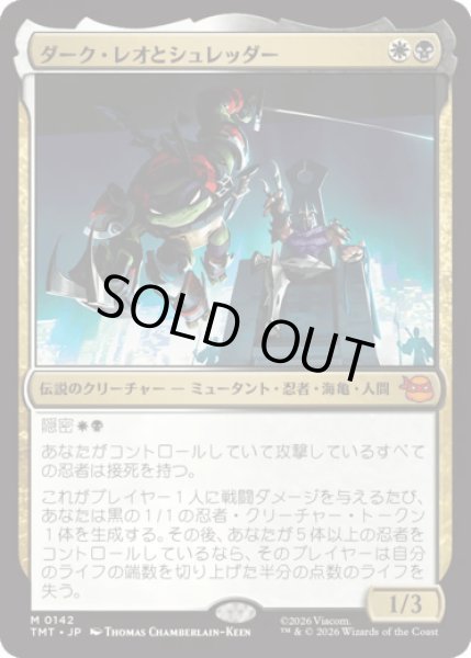 画像1: ダーク・レオとシュレッダー/Dark Leo & Shredder [TMT] (1)
