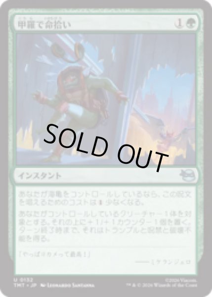 画像1: 甲羅で命拾い/Saved by the Shell [TMT] (1)